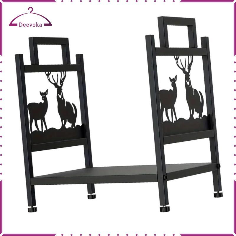 Giá củi ngoài trời Giá đỡ nhật ký ngoài trời trong nhà độc lập cho lò sưởi