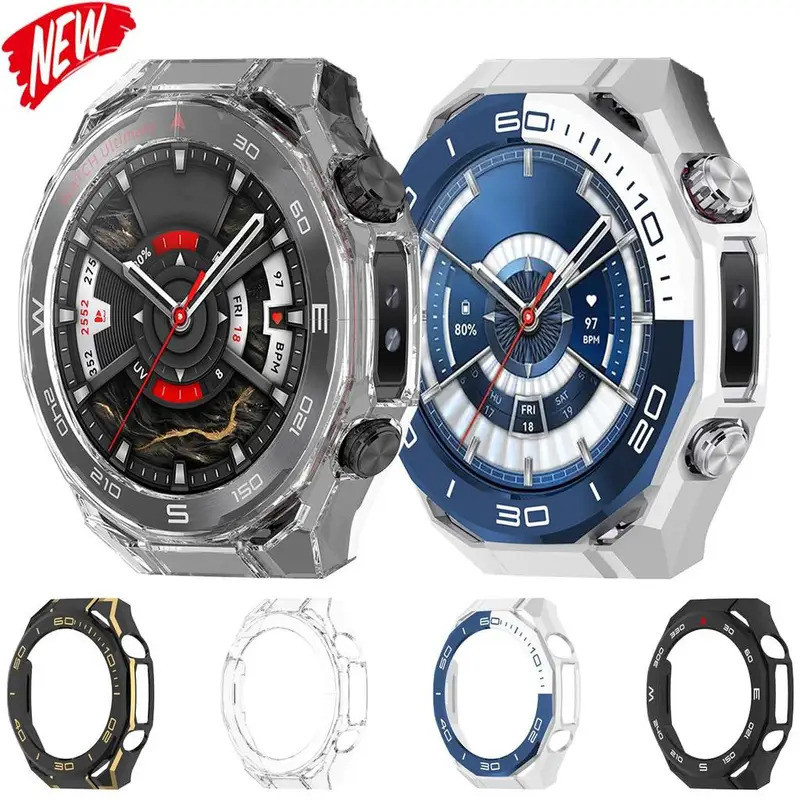 Ốp Lưng PC Rỗng Cho Huawei Watch Ultimate 2 Viền Bảo Vệ Ốp Lưng Cho Huawei Ultimate2 Phụ Kiện WVXU