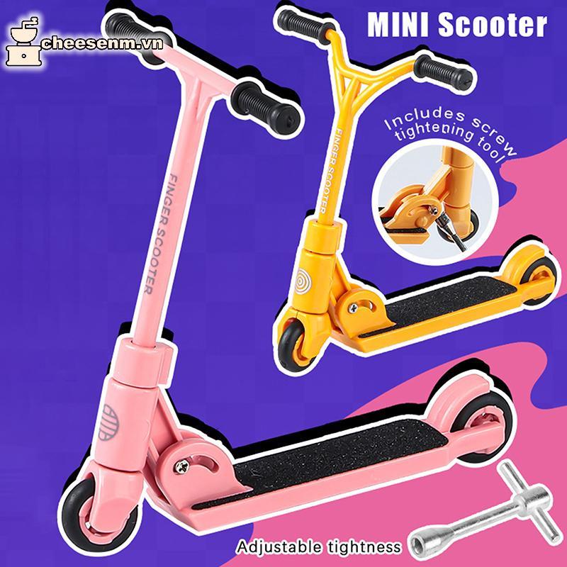 Cheenm Kids Ki Scooter Finger BMX Có Thể Gập Lại T-type Finger Scooter Có Phanh Đồ Chơi Giáo Dục Ngó