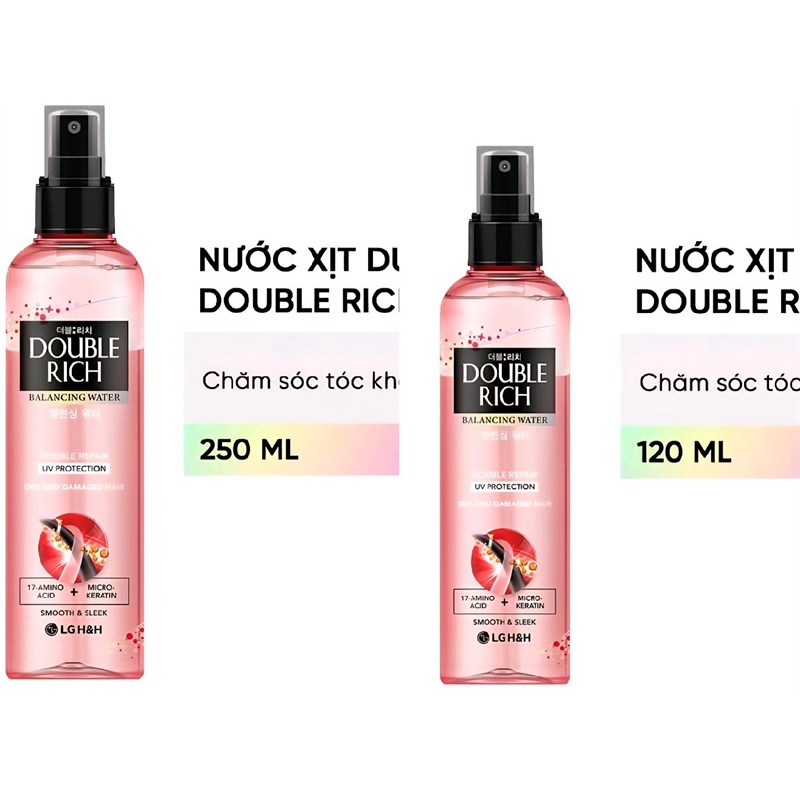 Nước xịt dưỡng tóc Double Rich