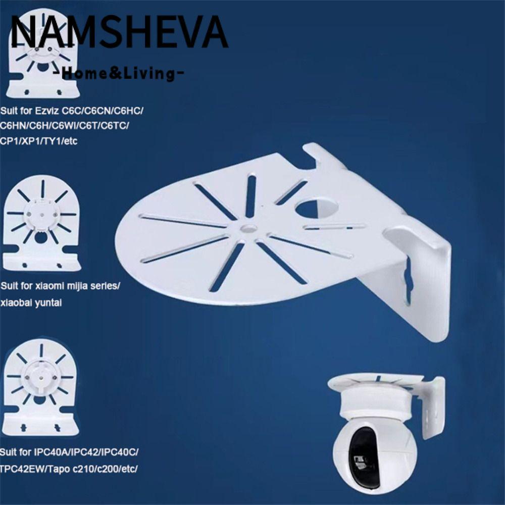 Giá đỡ camera quan sát NAMSHEVA, Giá đỡ camera vòm kim loại không đục lỗ, Giá đỡ camera bên / bệt / 