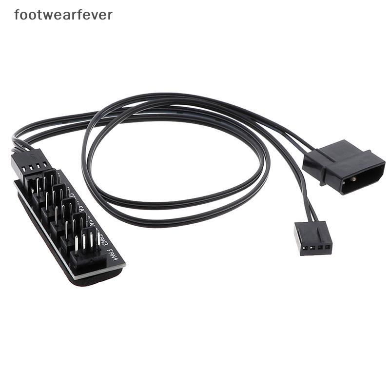 Shoefever] 1 Đến 5 4Pin CPU cooler case fan Hub splitter adapter Cáp Nguồn Mới