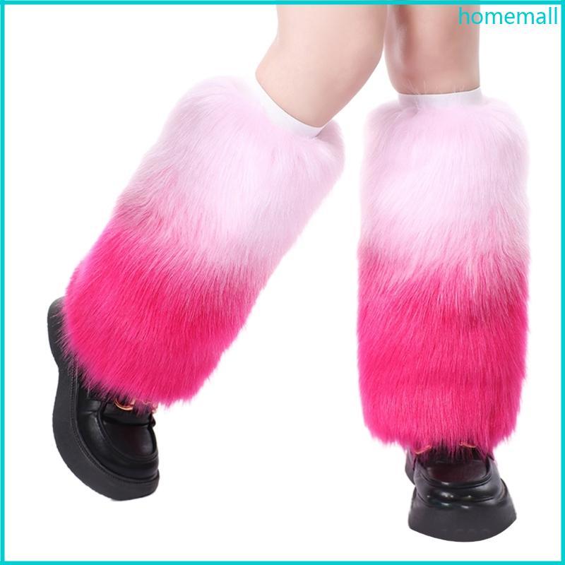 Giày tất lông nữ punk jk hiphop, ấm áp mùa đông