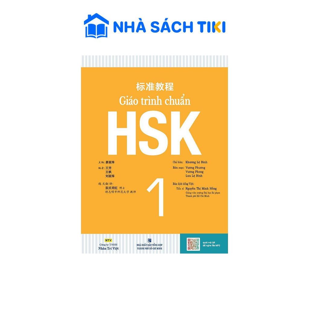 Sách Giáo Trình Chuẩn HSK 1 - Bài Học (Kèm file MP3) - Nhân Trí Việt