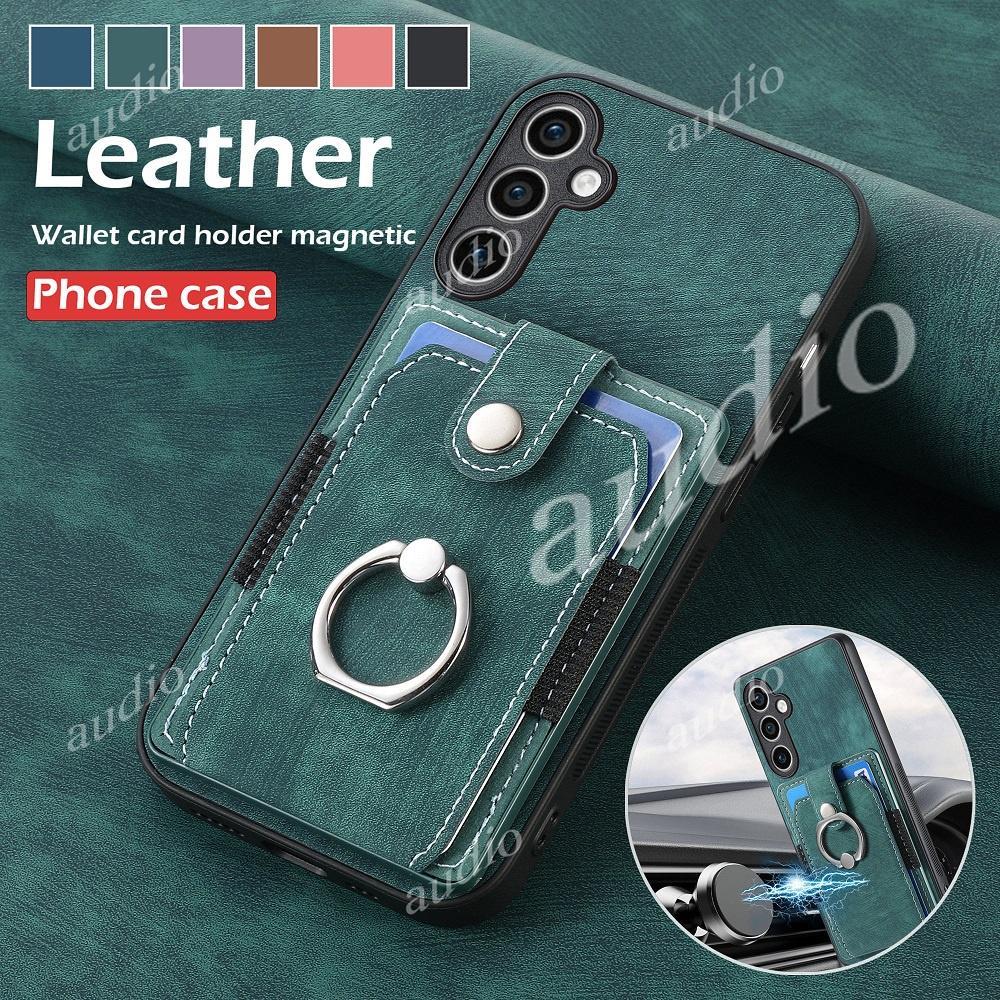 Samsung A57 5G Ví Đựng Thẻ Da Sang Trọng Ốp lưng Samsung Galaxy A57 A37 A27 A17 A07 GalaxyA57 5G 4G 