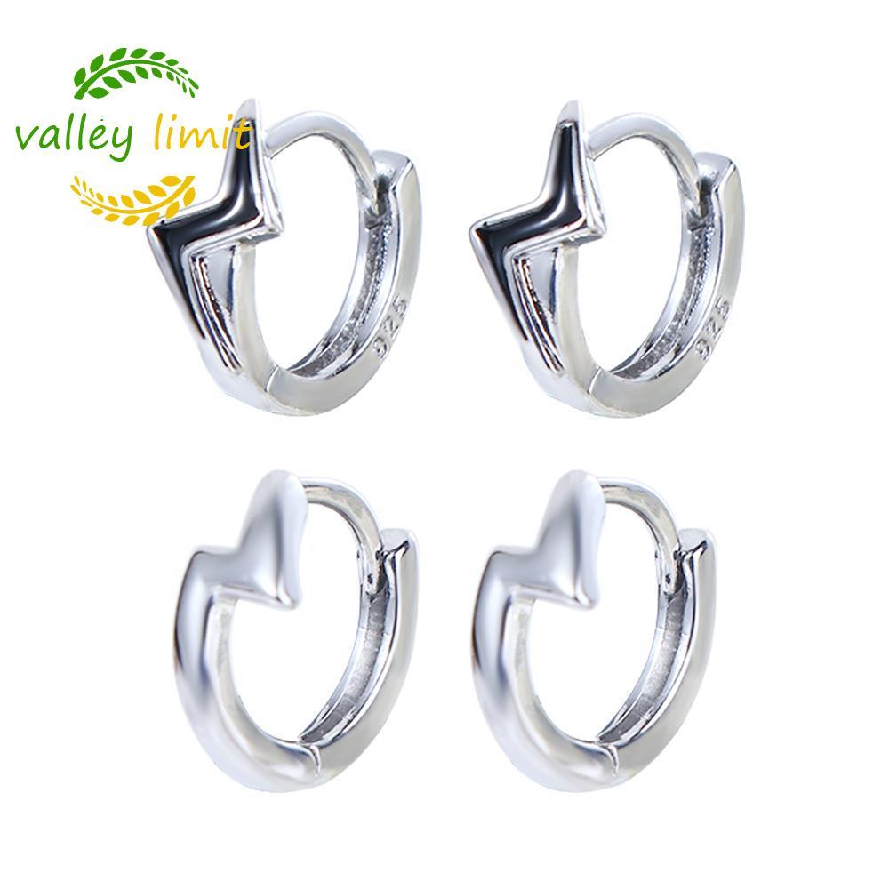 valley limit Bông Tai Bạc Sáng Tạo Valley Limit - Phong Cách Punk Cho Nam