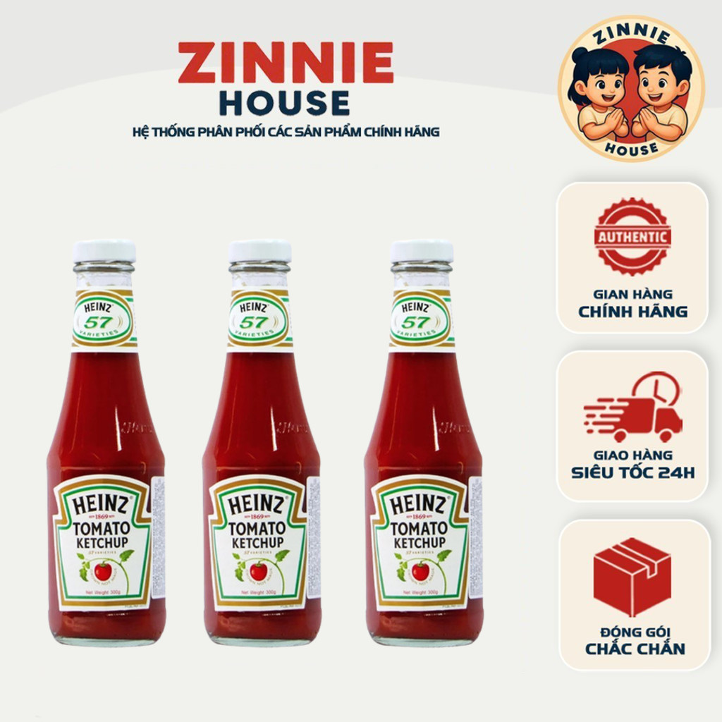 [NHẬP MỸ] Tương Cà Heinz 300g – Heinz Tomato Ketchup Không Chất Bảo Quản
