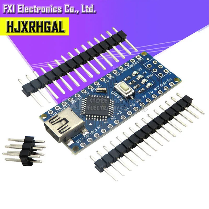 1 Chiếc USB CH340 Nano V3.0 Mạ Vàng ATmega328P Bảng Điều Khiển Tương Thích Cho Nano CH340 USB Driver