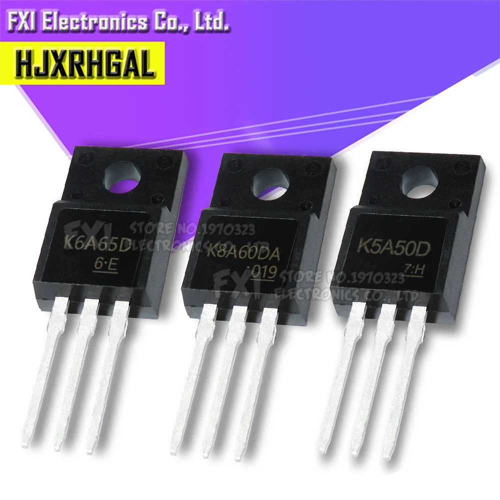 10 chiếc K8A60DA TO-220 TK8A60DA TO-220F TK5A50D TK6A65D TK8A65D TK10A50D TK10A60D TK12A60D TK13A60D