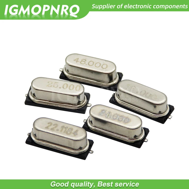 10 Cái / lốc 4Mhz 6Mhz 8Mhz 12Mhz 16Mhz 20Mhz 24Mhz 4.000mhz 8,00 MHz Bộ cộng hưởng pha lê thạch anh