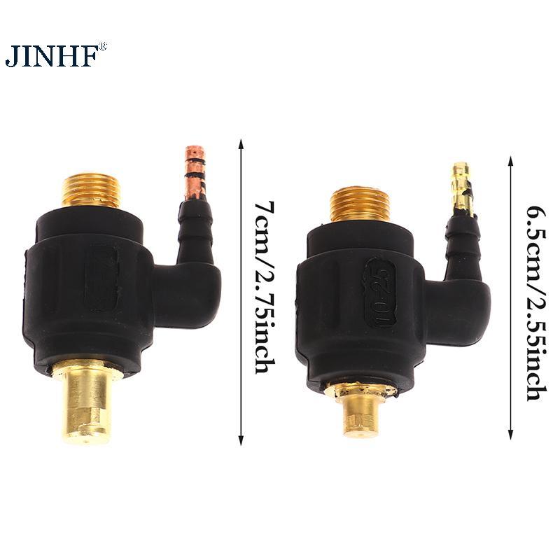 JINHF Chất Lượng Cao M16 Tig Torch Hàn Gas Adapter Đai Ốc Khớp Nối DKJ10-25 DKJ35-50 Tig Hàn Adapter