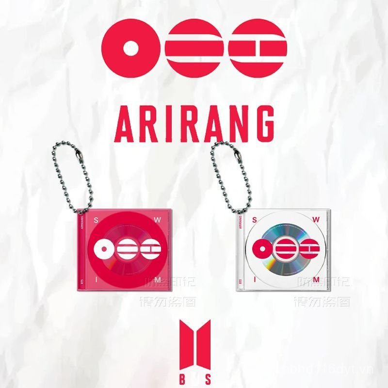 BTS Idol Album Hàng hóa ARIRANGCD Acrylic Móc khóa Vinyl Ghi quà tặng sinh nhật