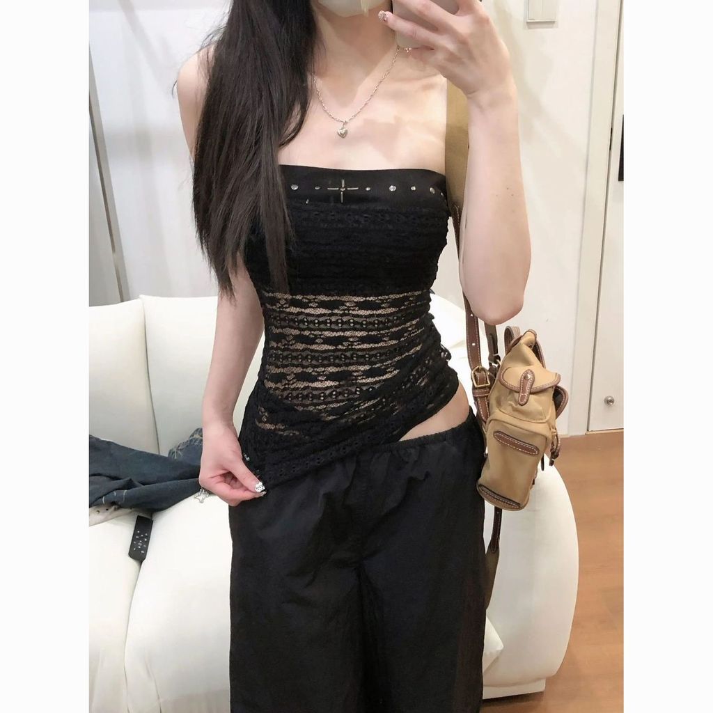 Corset Có Miếng Lót Ngực Nóng Móng Tay Corset Ống Áo Vest Mùa Hè Corset Gợi Cảm Corset Pure Desire C