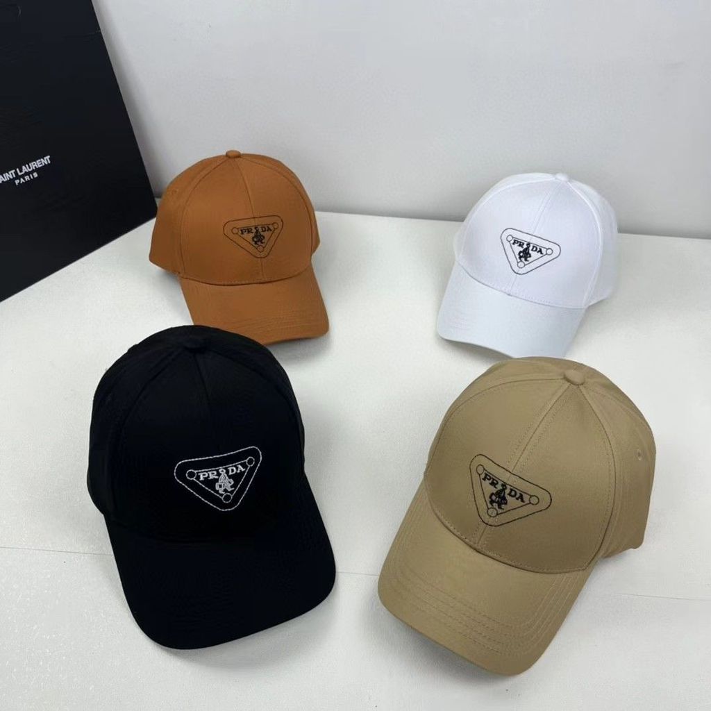 PRADA1987 Mũ bóng chày Cotton nguyên chất Nam nữ Mũ phù hợp