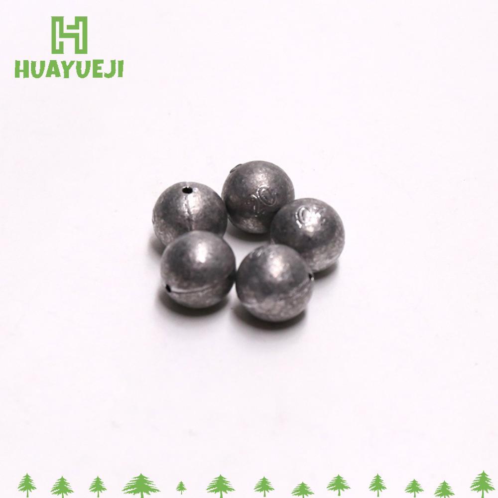 HUAYUEJI 20 Chiếc Chìm Trọng Lượng Câu Cá, BallStyle 1g-9g Chì Câu Cá, 2024 Chống Treo Đáy lõm Đáy C