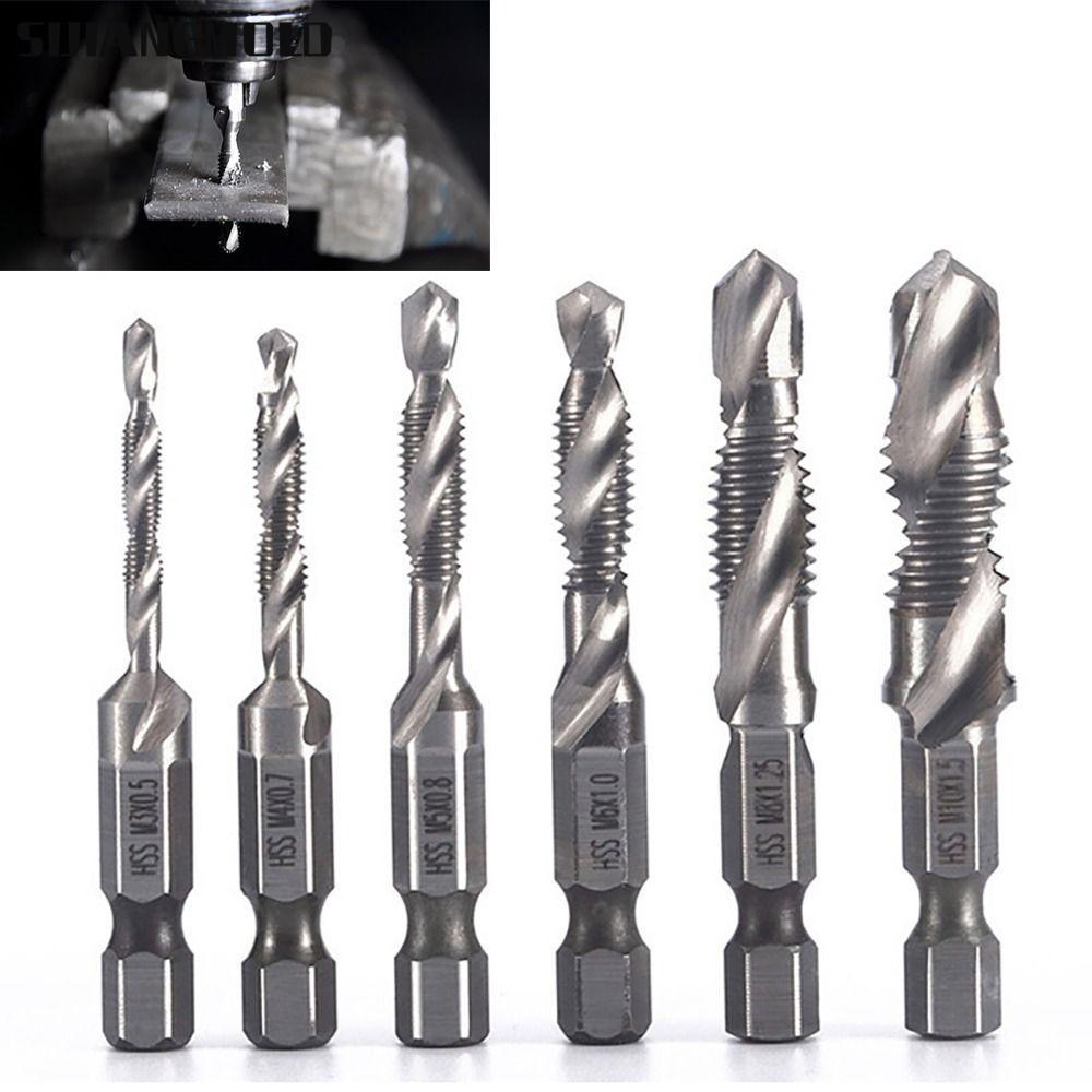 SIJIANGMOLD Hex Shank Tap Drill Bits Máy vít Hợp chất Tap Vít Thread Bit Shank Tap Drill Bits