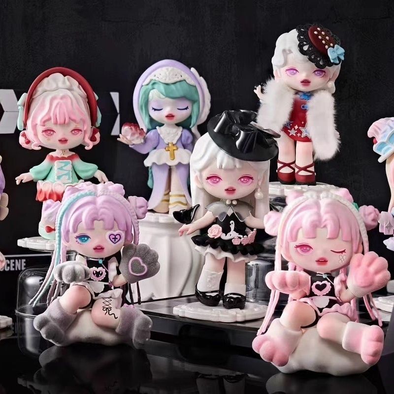 Hàng có sẵn chính hãng YOMI YOMI Dreamland Projection Hall Series Hộp bí ẩn Cô gái ngọt ngào Ẩn Blac