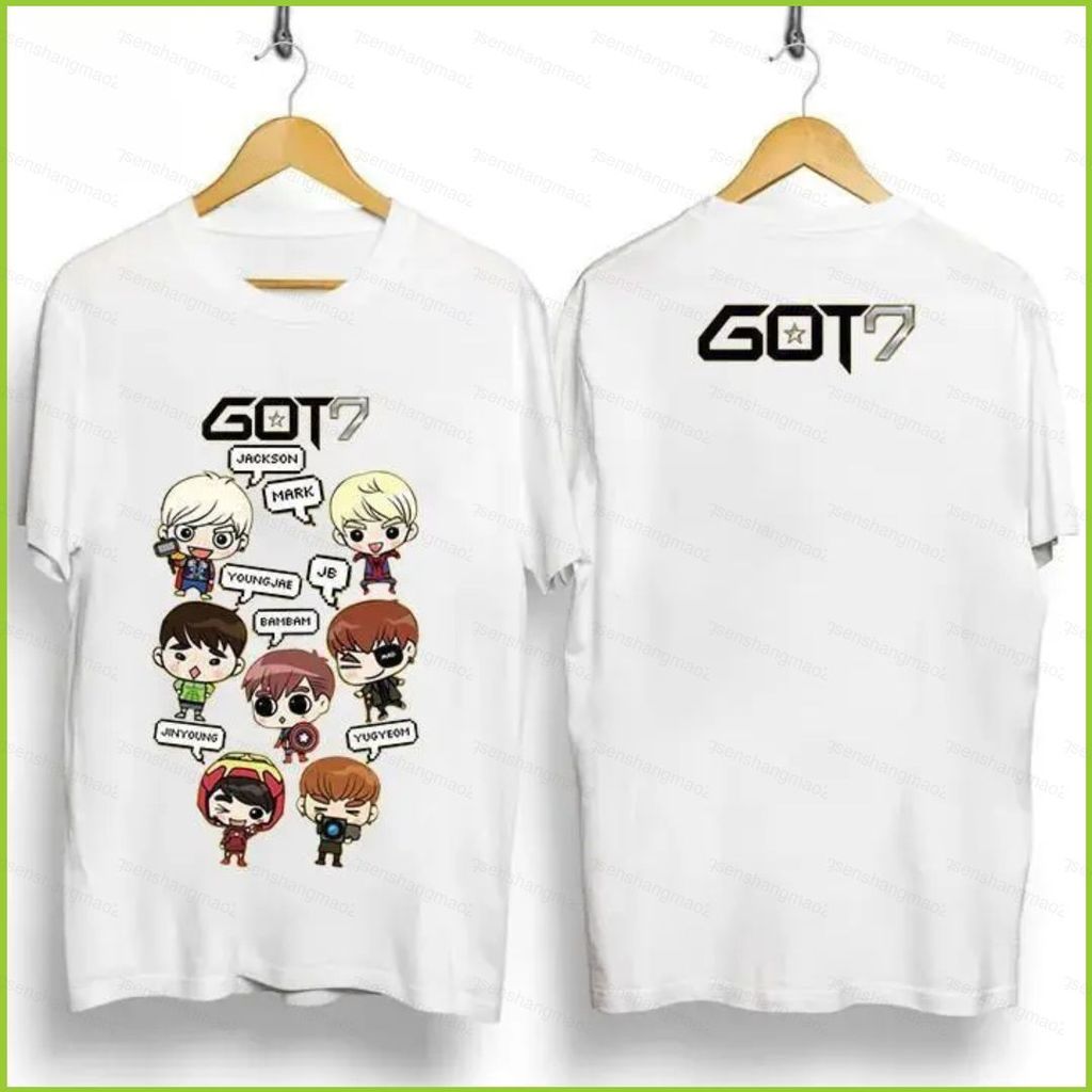 PS2 Got7 GOTOON Jay B ‌JinYoung Mark ‌Áo thun ngắn tay Jackson KPOP SP2
