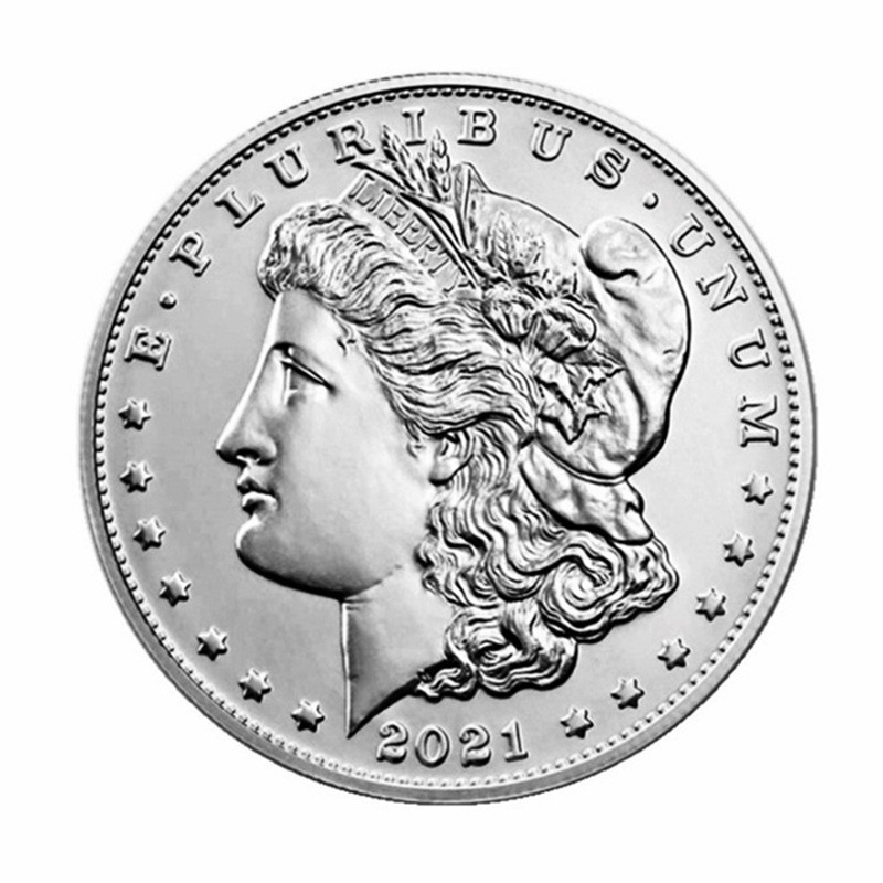 2021 USA Morgan Dollar Co Đồng Tiền Kỷ Niệm Morgan Bạc Đồng Xu Thủ Công Đồng Xu 2021 USA Morgan Doll