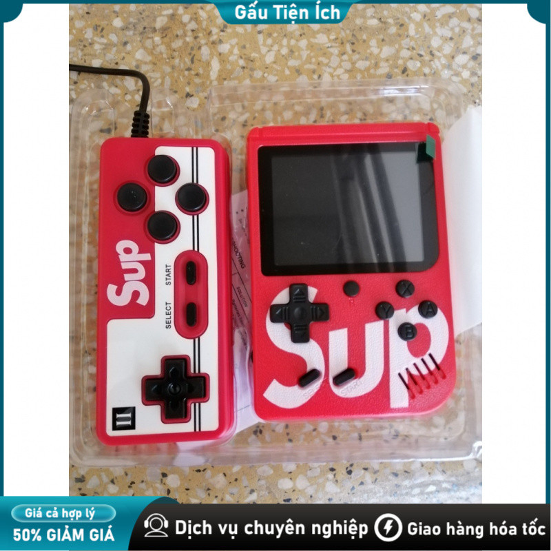 Máy điện tử 4 nút SUP 400 game, Máy Chơi Game, Retro / Cổ Điển, Sup 400 in 1, Kèm Tay 2 Cầm, Cầm Tay