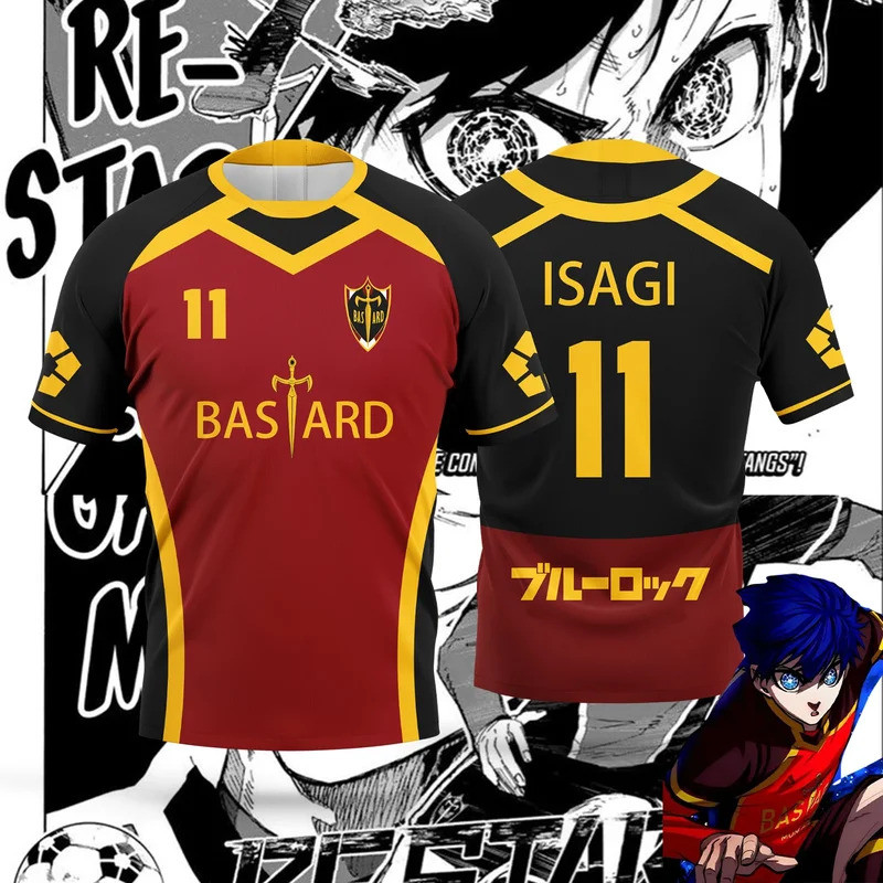 T-shirt Thể Thao Nam "Miss Blue Lock" & "Caesar 10", In Hình 3D