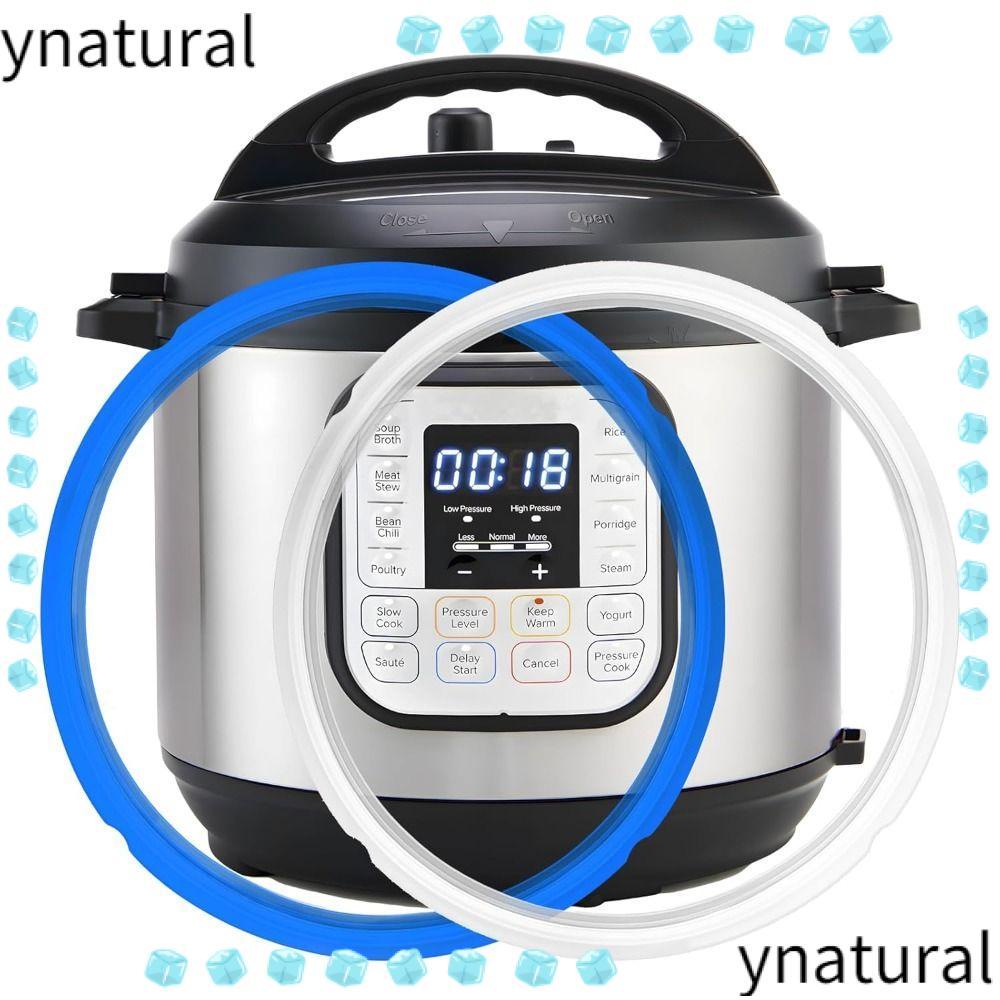 Nhẫn silicon nồi cơm điện YNATURAL, Vòng đệm nồi áp suất chịu nhiệt độ cao không độc hại, Vòng đệm s