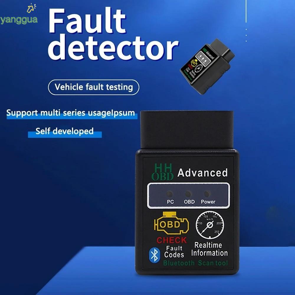 Máy quét YANGGUA Bluetooth Obd2, Dụng cụ phát hiện lỗi ô tô Mini V1.5, Xe máy quét Obd2 không dây Wi