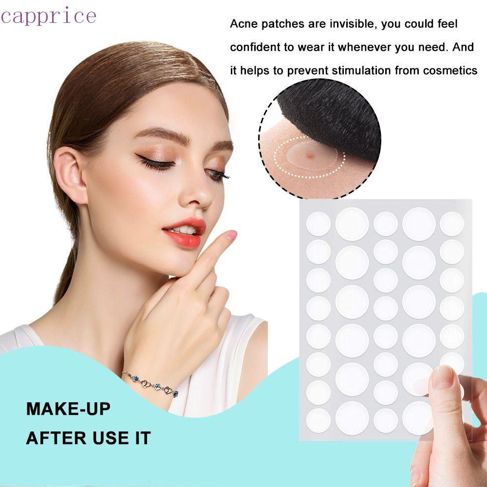 CAPPRICE 288 Miếng Dán Mụn Vô Hình, Miếng Dán Mụn Chống Thấm Nước Hydrocolloid, Dưỡng Ẩm Tròn Zit Mi