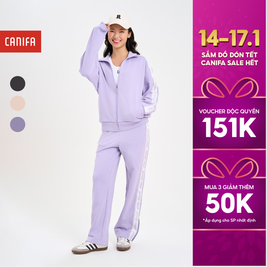 Bộ quần áo nỉ nữ CANIFA 6ST24W003