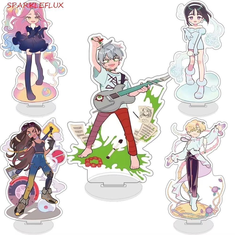 SPARKLEFLUX Sua Mizi Anime Model, Luka Hyuna Luka Mizi Hyuna Alien Stage Acrylic Stand, Bestie Kawai