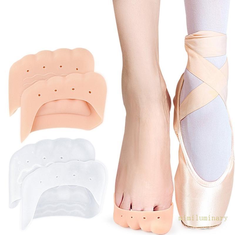 IVY 1 Cặp Ba Lê Ngón Chân Pad Vô Hình Mỏng Ngón Chân Bảo Vệ Cho Giày Ba Lê Thoáng Khí