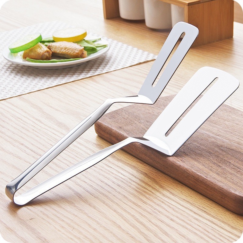 Premium In-Stock#Hot-Selling Stainless Steel Food Tongs Multi-Functional Steak Tongs Outdoor BBQ Foo