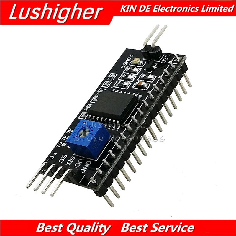 10 Chiếc LCD 1602 2004 Adapter Tấm IIC, Giao Diện I2C Lcd1602 I2C LCD Adapter Bán Chạy