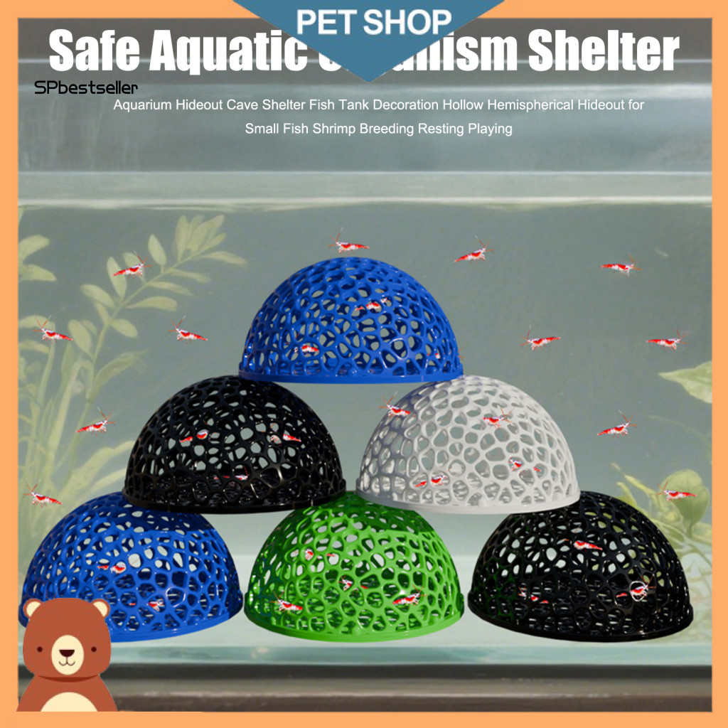 Sp Nơi trú ẩn hang cá an toàn cho bể cá Nơi trú ẩn sinh vật thủy sinh Trang trí bể cá Rỗng Nơi ẩn ná