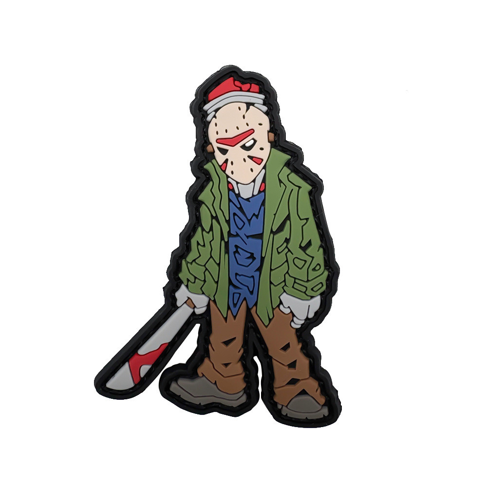 [Miếng dán Velcro tùy chỉnh] HK.Grumpy Jason Grumpy Jason Morale PVC 3D Velcro Miếng dán / Huy hiệu 