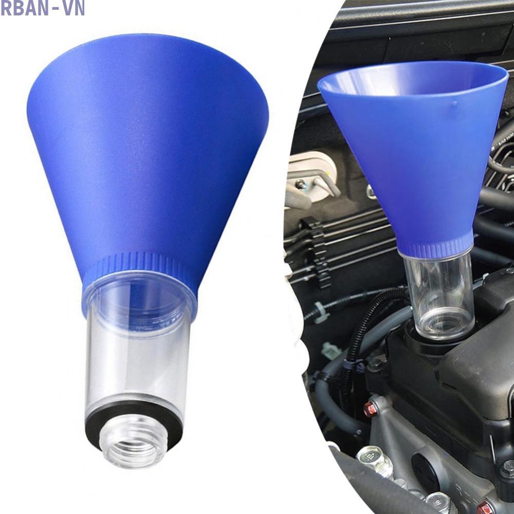 Engine Oil Funnel Hands-Free Use Rubber Gasket Seal Threaded Oil Filler