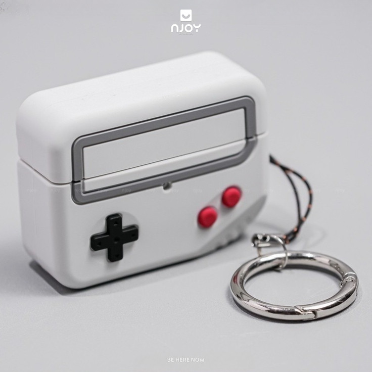 Ốp Máy Chơi Game 3D AhaStyle Kèm Dây Đeo Móc Khóa Cho Tai Nghe Airpods Pro 2 3 4 Njoyshop