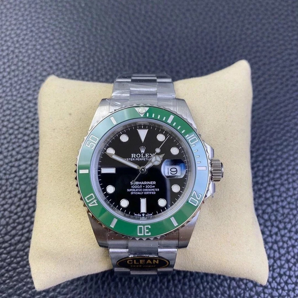 4PFO Tên sản phẩm: CFactoryClean Sản phẩm mới Đồng hồ Rolex Black Water Ghost Green Submariner Đường