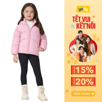 Áo Phao Kid YODY Chần Bông Áo Khoác Bé Có Mũ Liền TRA -  KCPJ25F002