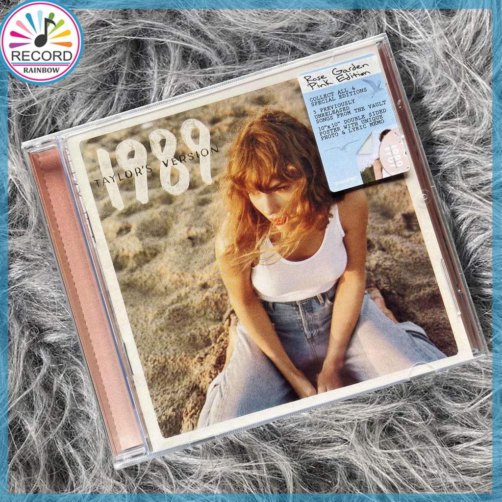 Original Taylor Swift 1989 Taylor's Version Rose Garden Pink Poster Edition  CD Album [Sealed] Brand