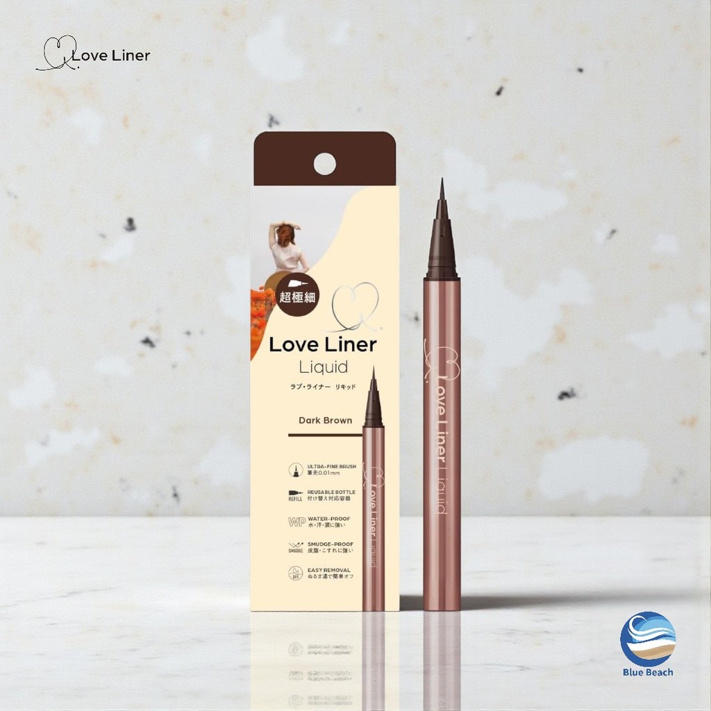 Love Liner Liquid Eyeliner R5 Ultra-Fine/Bút kẻ mắt nước chống trôi/Mỹ phẩm Nhật Bản/0.01mm