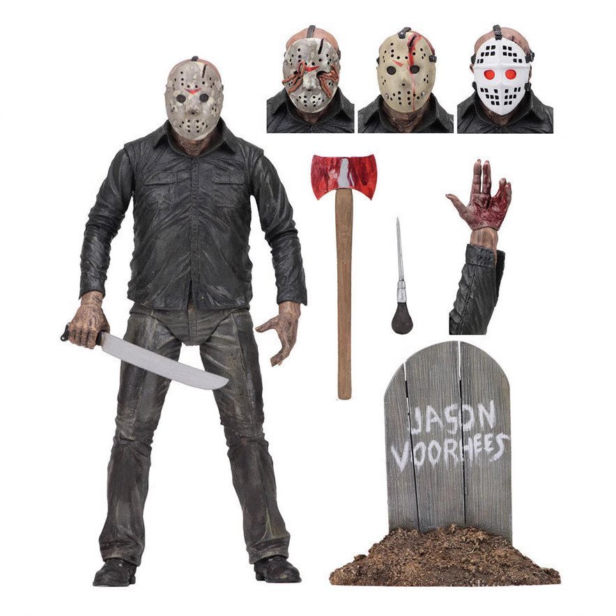 [Giao hàng trong ngày] NECA Black FRIDAY FRIDAY THE 13 Jason Deluxe Edition 1980 Edition Hình Mẫu GH