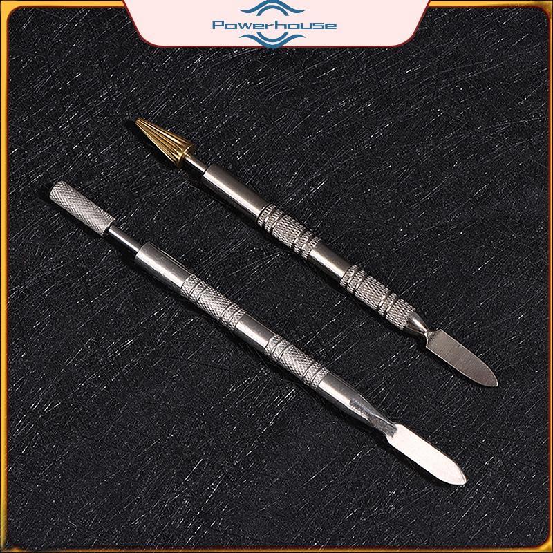 POWER Leather Dual Head Edge Oil Gluing Dye Pen Applicator Speedy Paint Roller Tool For Leather Craf