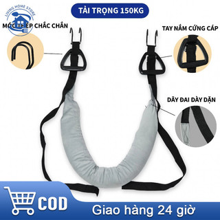 [🎆 Free shipping] Đai Treo Giãn Cột Sống Không Đau Nách Đệm Êm Dùng Với Xà Đơn, Kéo Giãn Lưng, Hỗ Trợ Thoát Vị