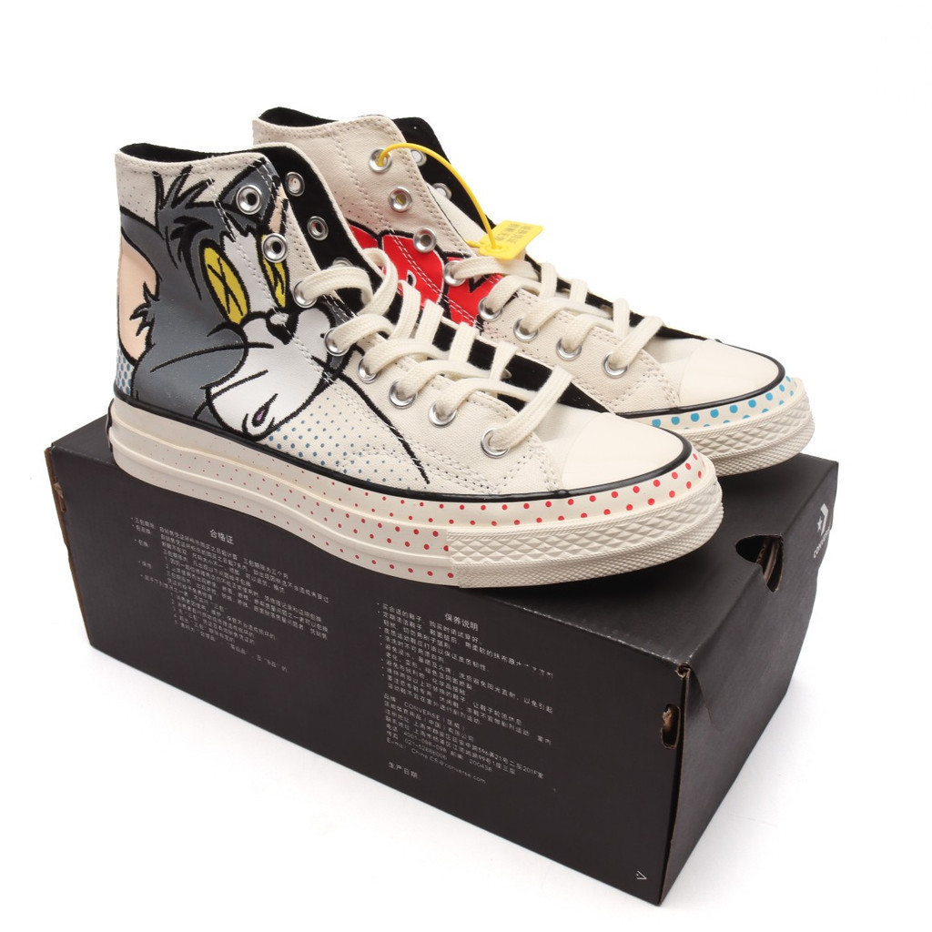 Giày thể thao cao cấp Converse Chuck 70 Tom & Jerry Cat and Mouse Joint Sports