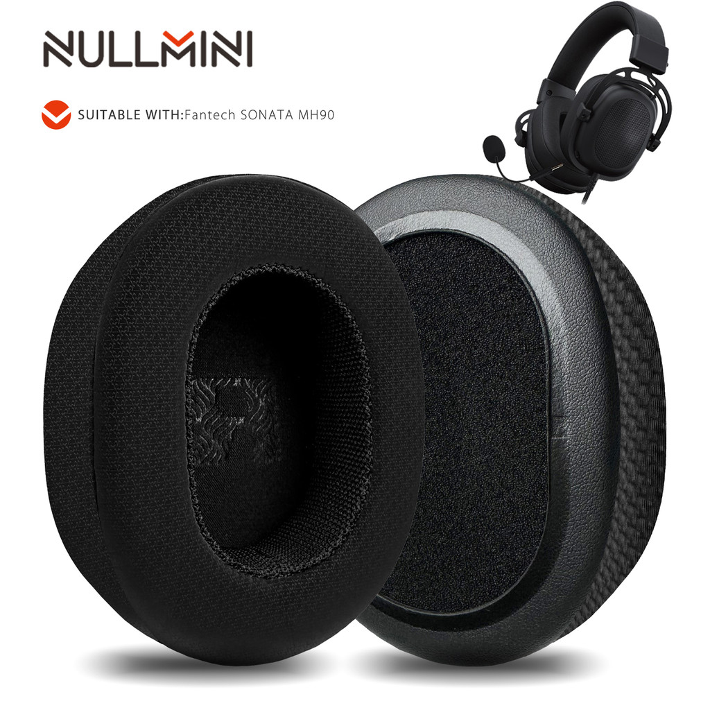 Miếng đệm tai nghe thay thế Nullmini cho tai nghe Fantech SONATA MH90 Gel làm mát Miếng đệm tai Đệm 