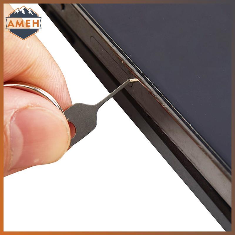 Technicolorepic 5 Cái / bộ Thẻ SIM Eject Pin Dụng Cụ Chìa Khóa Kim SIM Khay Đựng Thẻ Eject Pin Cho Đ