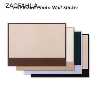 ZAOFAHUA Tấm nỉ, Bảng lưu trữ Không làm tổn thương Nhãn dán tường ảnh treo tường, Giá trưng bày trang trí tự dính Bảng tin Trang trí ký túc xá