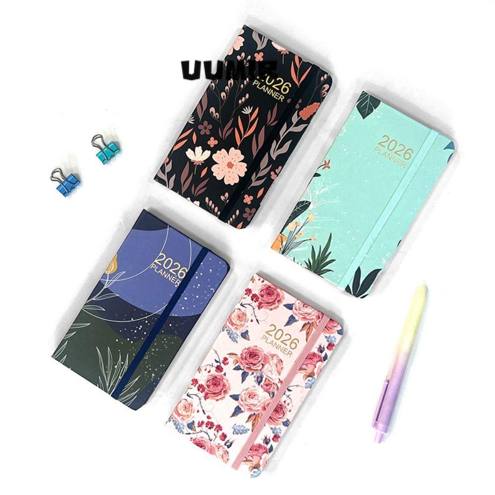 UUMIR 2026 Pocket Planner, Schedule Organizer Jan.2026 - Dec.2026 Pocket Calendar 2026, A6 Chương tr