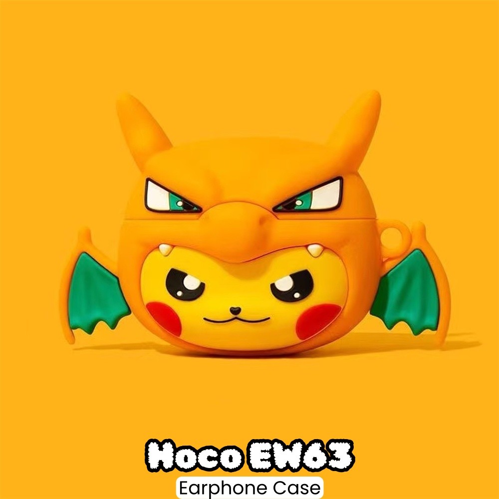 Dành Cho Hoco EW63 Vỏ Silicon Mềm Ý Tưởng Hợp Thời Trang Hoạt Hình Tai Nghe Vỏ NO.7